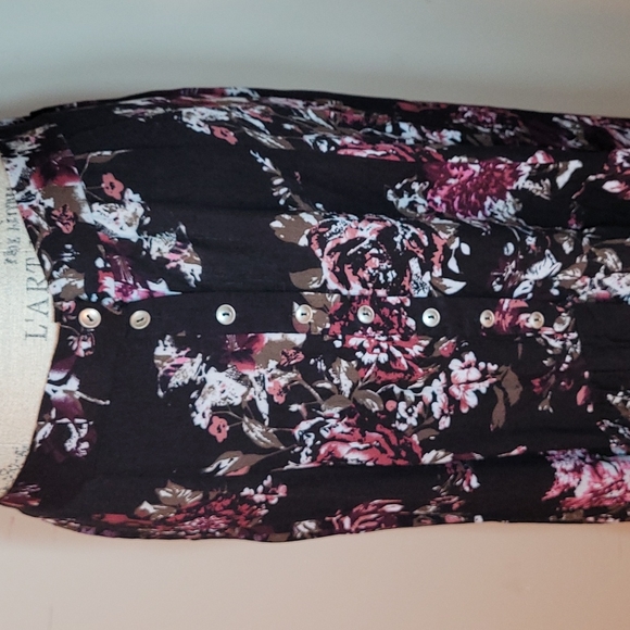 Eclipse Floor Length Floral Skirt Women's Size Medium - Picture 2 of 5